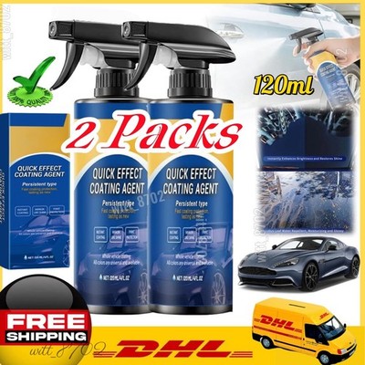 2PC Car Coating Spray,3In1 Multi-Functional Quick Effect Coating Agent/Handtüche