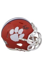Tee Higgins Signed Clemson Tigers Speed Mini Helmet (Beckett)