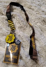 Fallout 76 Vault-Tec Lanyard With Badge Holder