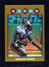 2008 Topps Chrome Gold Refractor 101/199 Frank Gore #TC54 vy6