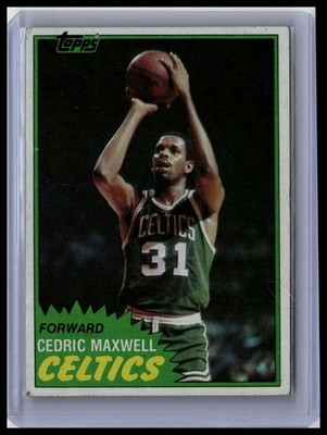 1981-82 Topps #5 Cedric Maxwell