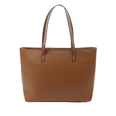 Tommy & Kate Harley Classic Tote Bag für Damen, Premium Qualität L, hellbraun