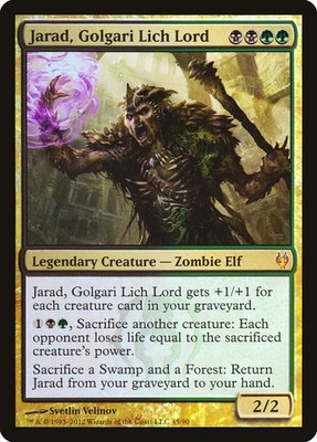 MTG Foil - Jarad, Golgari Lich Lord - 45 / NM / English