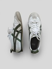 Onitsuka Tiger Mexico 66 White Dark Green Leather Sneakers Men's 10.5 Pre-Owned