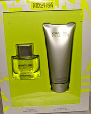 KENNETH COLE REACTION 2 PC 1.7 OZ MEN COLOGNE BODY GIFT SET