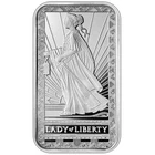 Pamp 1-oz Silver Lady of Liberty Bar .999 Fine
