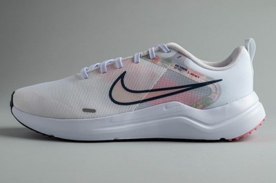 Womens Size 12 Nike Downshifter 12 PRM Running Shoes White Pink NEW DX7885-100