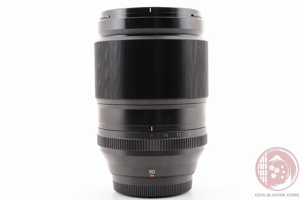 DDU [COMO NUEVO con Tapas para Capucha] FUJIFILM Fuji Fujinon XF 90mm f/2 R LM WR Negro Lt06 Foto 3 de 4