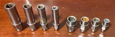 Rare 8pc K-D Tools Tap A Socket Shallow & Deep 1/4 5/16 3/8 7/16 - FREE SHIP