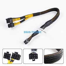 Mini 8-Pin to 6 8 Pin GPU Power Cable For Dell R740 TR5TP 0TR5TP 35cm