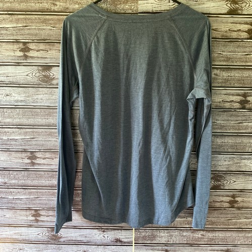 Patagonia Women's Capilene Cool Trail Long-Sleeved Top Size L Blue Logo - Picture 2 of 5