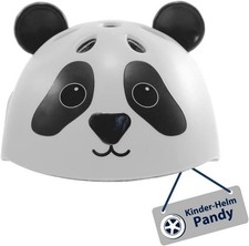 HUDORA 84911 - Kinderhelm Panda, Gr. 44-47, Sicherheitshelm für Fahrrad und I...