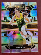 Panini 2024 Select WNBA Concourse Silver Prizm Nika Mühl #27 Seattle Storm RC