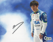 YUKI TSUNODA SIGNED 8x10 PHOTO F1 VCARB RED BULL RB RACING BECKETT BAS COA