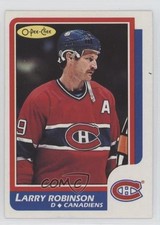 1986-87 O-Pee-Chee Larry Robinson #62 HOF 19er