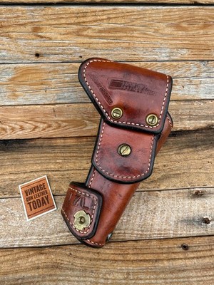 Ernie Hill Speed Brown Leather Competition Holster for GLOCK 17 22