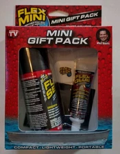 Flex Seal As Seen on TV Mini Gift Pack; Mini Flex Seal, Flex Glue, & Flex Tape