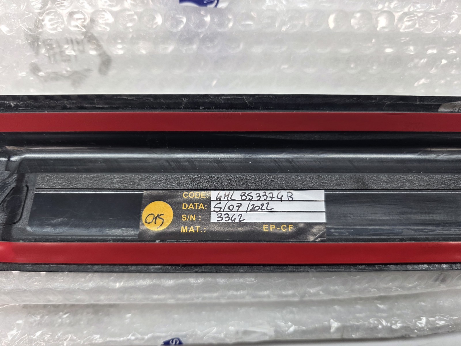 LAMBORGHINI URUS CARBON FIBER DOOR STEP KICK PLATES SCUFF PLATES OEM 4ML069641C