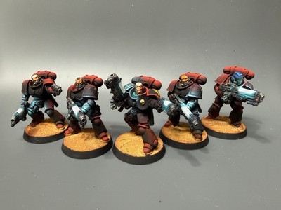 Warhammer 40k - Blood Angels - Primaris Hellblasters 5x. Lot #1