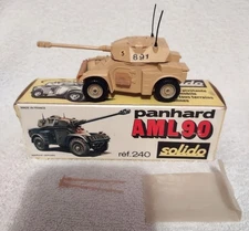 Vintage Solido Panhard AML 90 French Armored Car #240