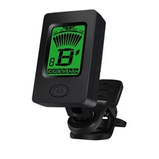 Guitar Tuner Clip On Digital Guitar Tuner with 360 Degree Rotations LCD Display