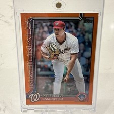 2025 Topps Series 2 - #684 Mitchell Parker - True Orange Refractor - 04/25🔥