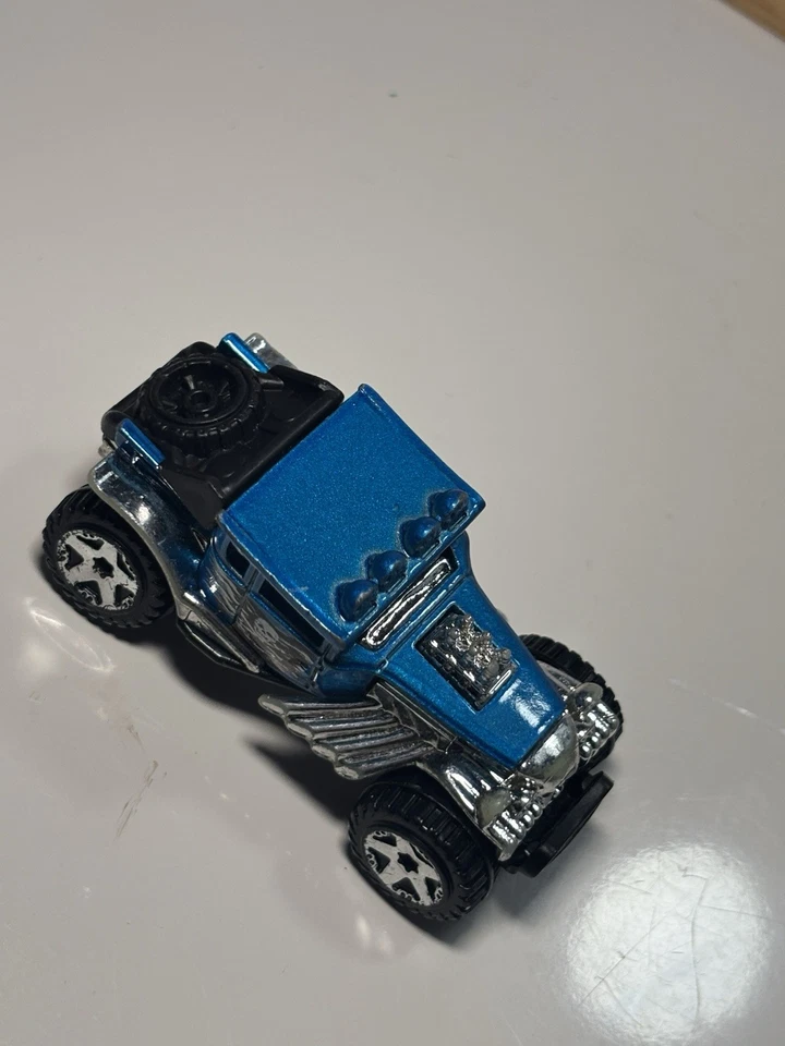 Hot Wheels 2012 Mattel Baja Bone Shaker - Blue Made In Malaysia - Image 2 of 4