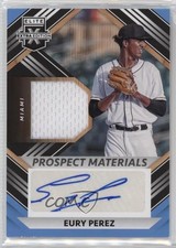 2022 Elite Extra Edition Prospect Materials Signatures Eury Perez Auto ni4