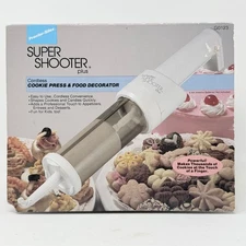 Proctor-Silex Super Shooter Plus Cordless Cookie Press Food Decorator Complete