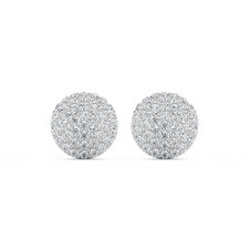 Lab Grown Diamond Stud Earrings 14K White, Yellow or Rose Gold 0.75Ct, No Tariff