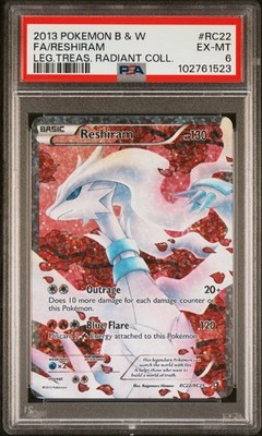 Reshiram (Full Art) RC22/RC25 Legendary Treasures: Radiant