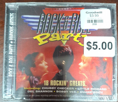 Rock & Roll Party - 18 Rockin' Greats (CD 1994, K-Tel) NEW & SEALED!!