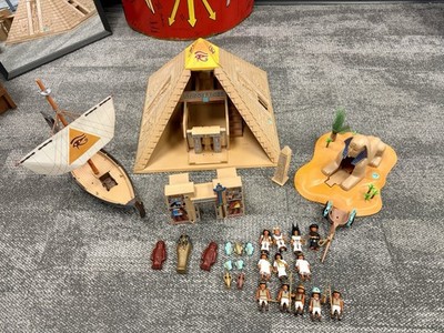 Playmobil Ancient Egypt Pyramid Playset w/ Sphinx, Boat & Figures