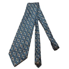 Perry Ellis Portfolio Silk Necktie Geo Tie Made in USA