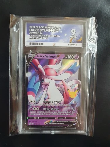 Pokémon TCG Dark Sylveon V SWSH134 Black Star Promo Celebrations ACE 9.