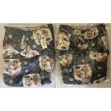 Lot of 2 New Cutie Caboose OS Pocket Baby Cloth Diapers Washable Wizard School