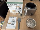 Cuisinart CRC-400 Stainless Steel 4 Cup Rice Cooker and Steamer EUC Tested