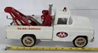 X-263 VINTAGE 1960'S PRESSED STEEL TONKA AA WRECKER SERVICE TRUCK