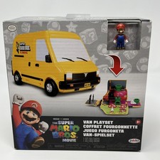 JAKKS Pacific The Super Mario Bros. Movie Van Playset with 1.25 Mini Mario...