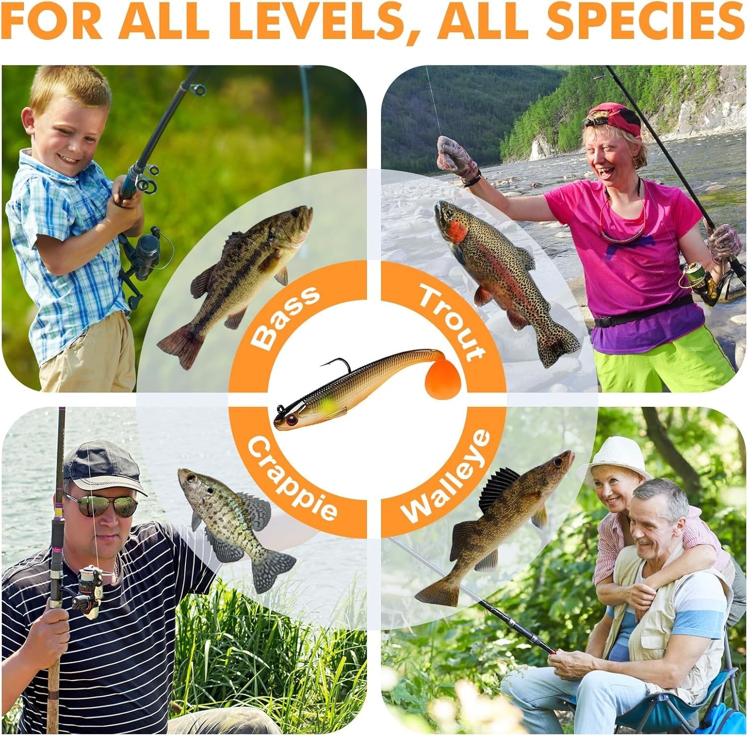 Ultralight Vibrating Soft Swimbaits - 6 Unique Fishing Lures for All Conditions - Image 9