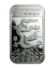 2012 APMEX Year Of The Dragon Uncirculated 1oz .999 Fine Solid Silver Bar USA