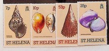 St. HELENA Sc 356-9 NH ISSUE OF 1981 - SEA SHELLS - (DLM34)
