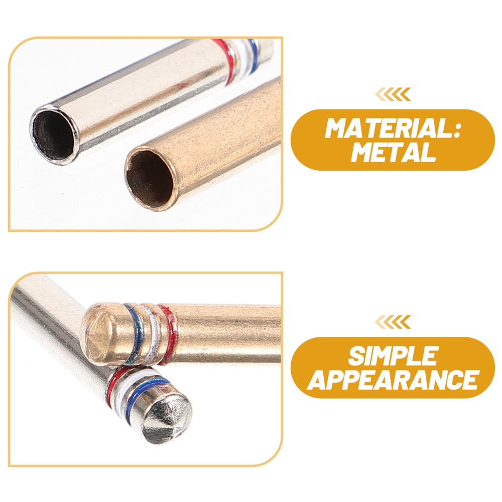 APL 40 Pezzi Campana in Metallo Testa di Rame Corde per Scarpe Punta Estremità Tappo Punte