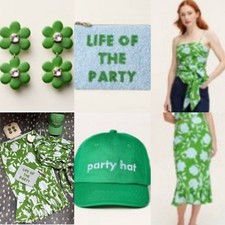 NWT Kate Spade x Target Medium 5 Pc Set Rose Skirt Top Hat Bag LIFE OF THE PARTY