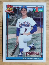 1991 Topps #471 Mike Lieberthal RC