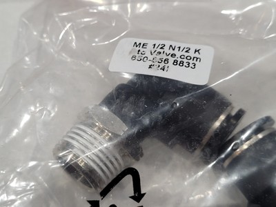 25-PACK STC ME 1/2 N1/2 K NPT ELBOW PUSH-IN FITTINGS PNEUMATIC AIR LINE