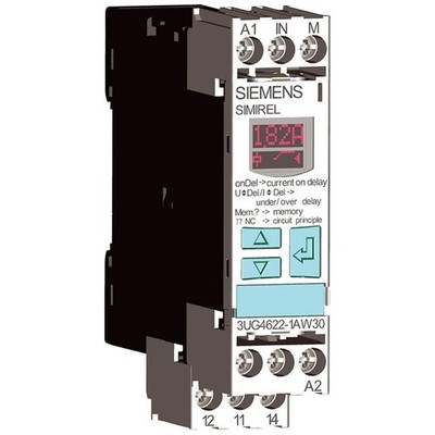 Siemens 3UG4622-1AW30 Sirius Serie Digitales Stromüberwachungsrelais 0,05-10 Amp