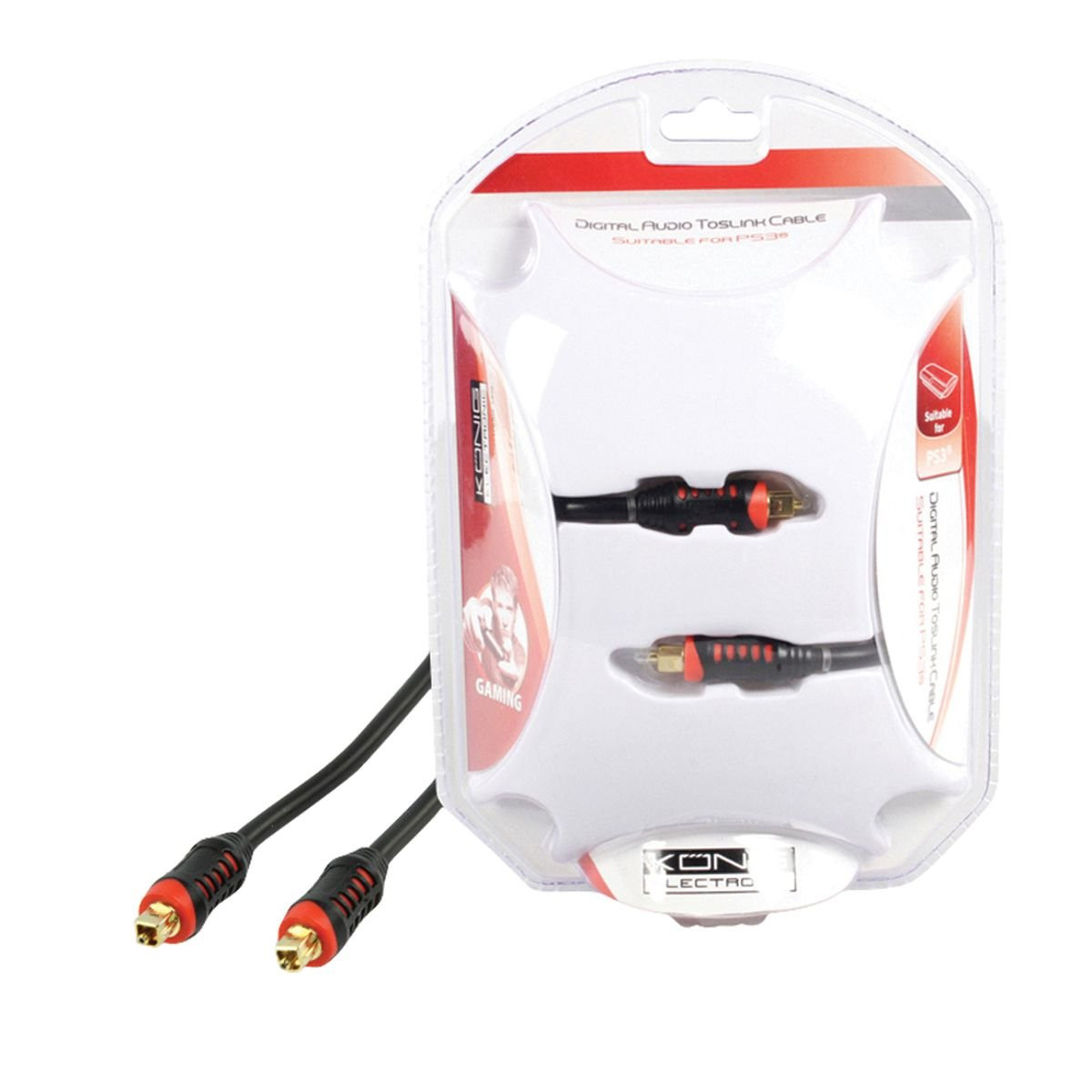 Konig Toslink Kabel 2 Meter Ps3 - [Dutch Import] Game NUOVO