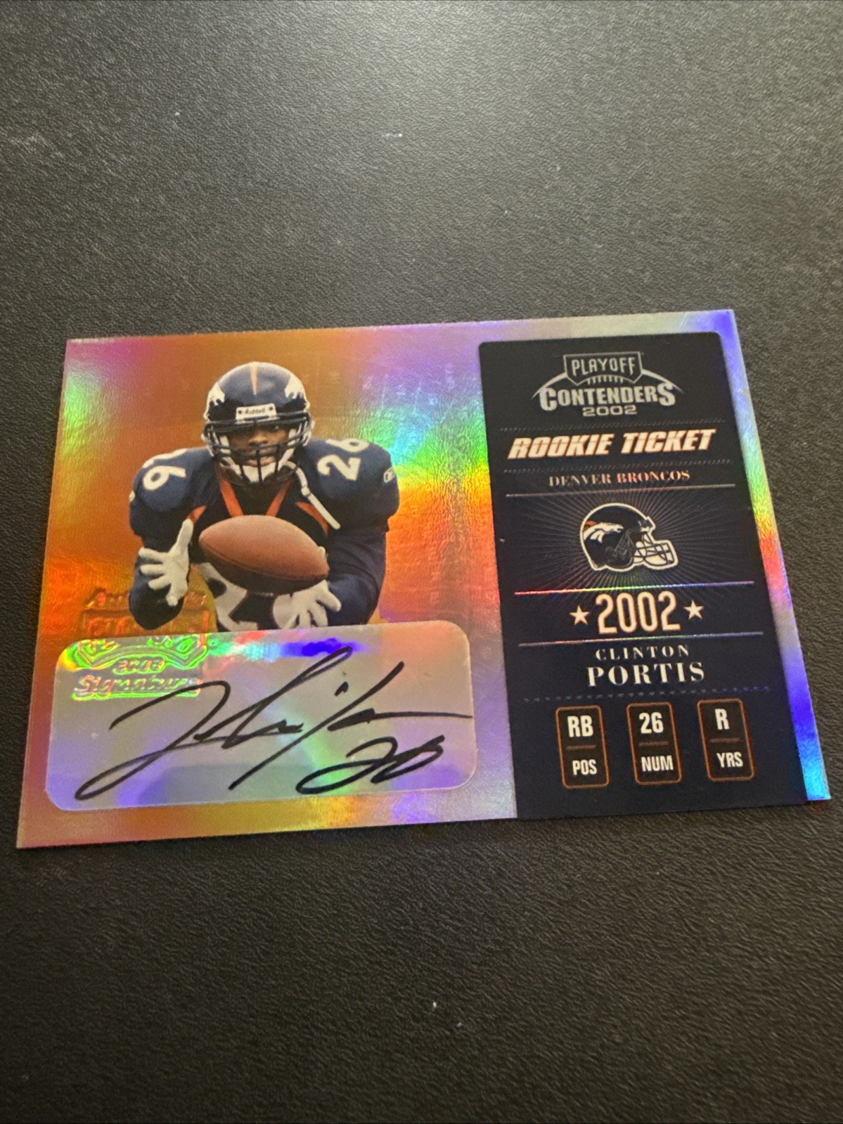 Clinton Portis Playoff Contenders #118 Autograph