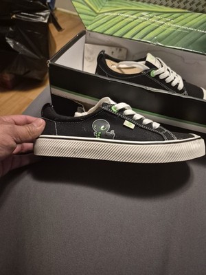 Cariuma x Razer OCA Low Sneki Snek Black Canvas Shoes Women's 9 Mens 7.5